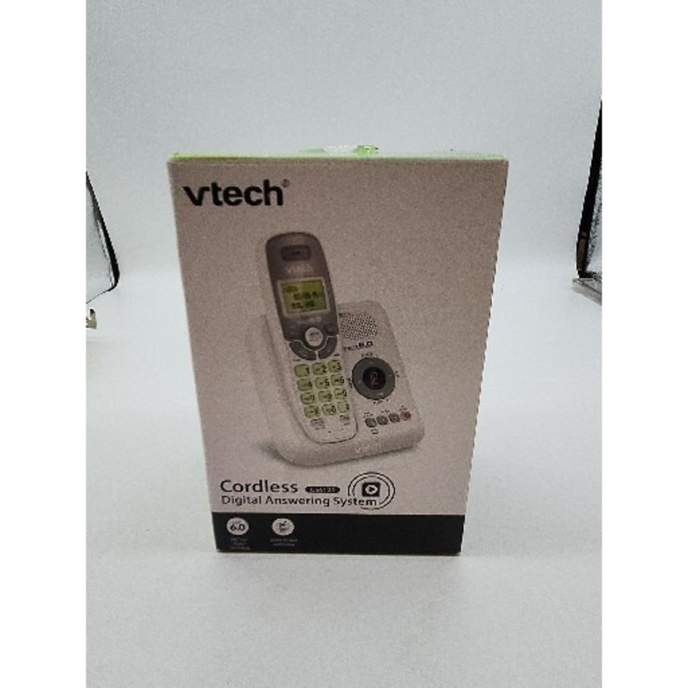 Vtech Cordless Phone With Caller ID & Digital Answering Machine (CS6124)